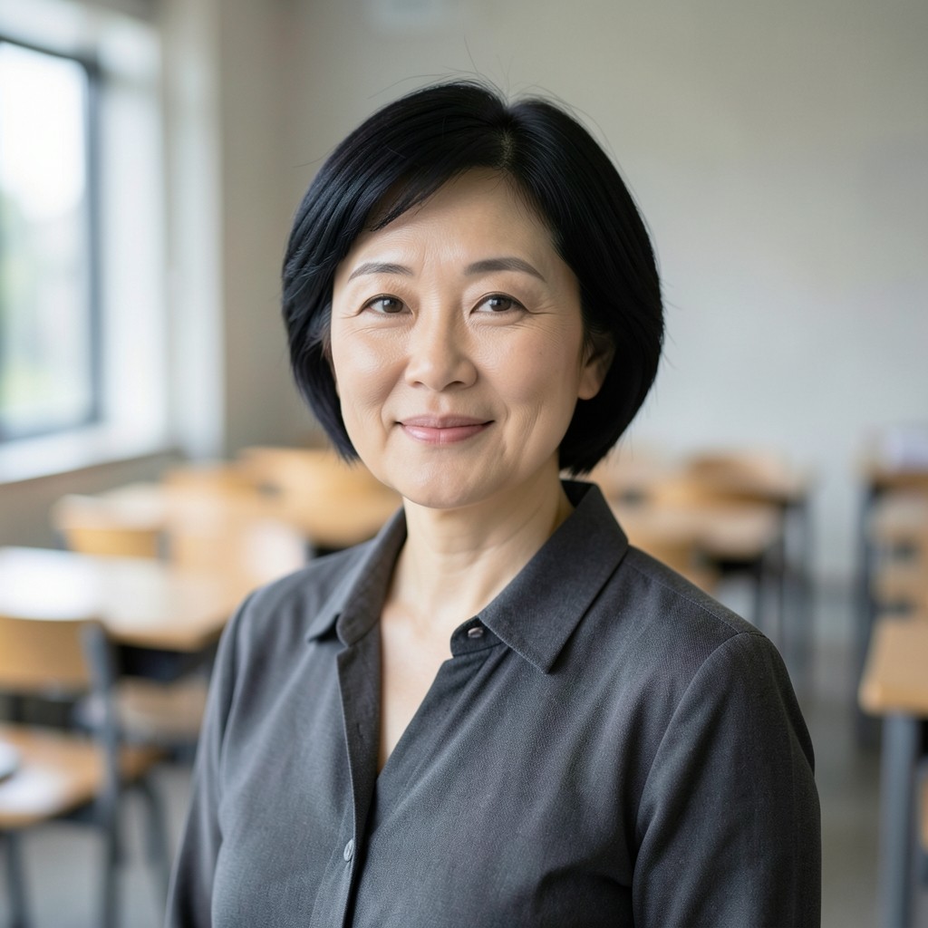 강의실에 서 있는 원장 박서연
